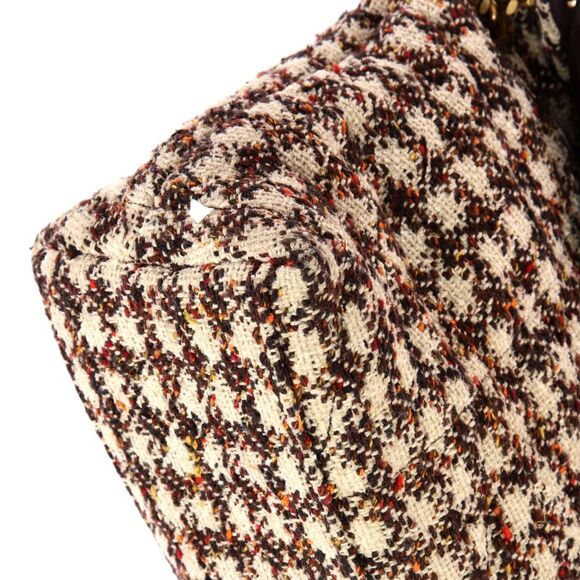 Saint Laurent Loulou Puffer Shoulder Bag Quilted Tweed Small Neutral, Multicolor - Picture 6 of 8